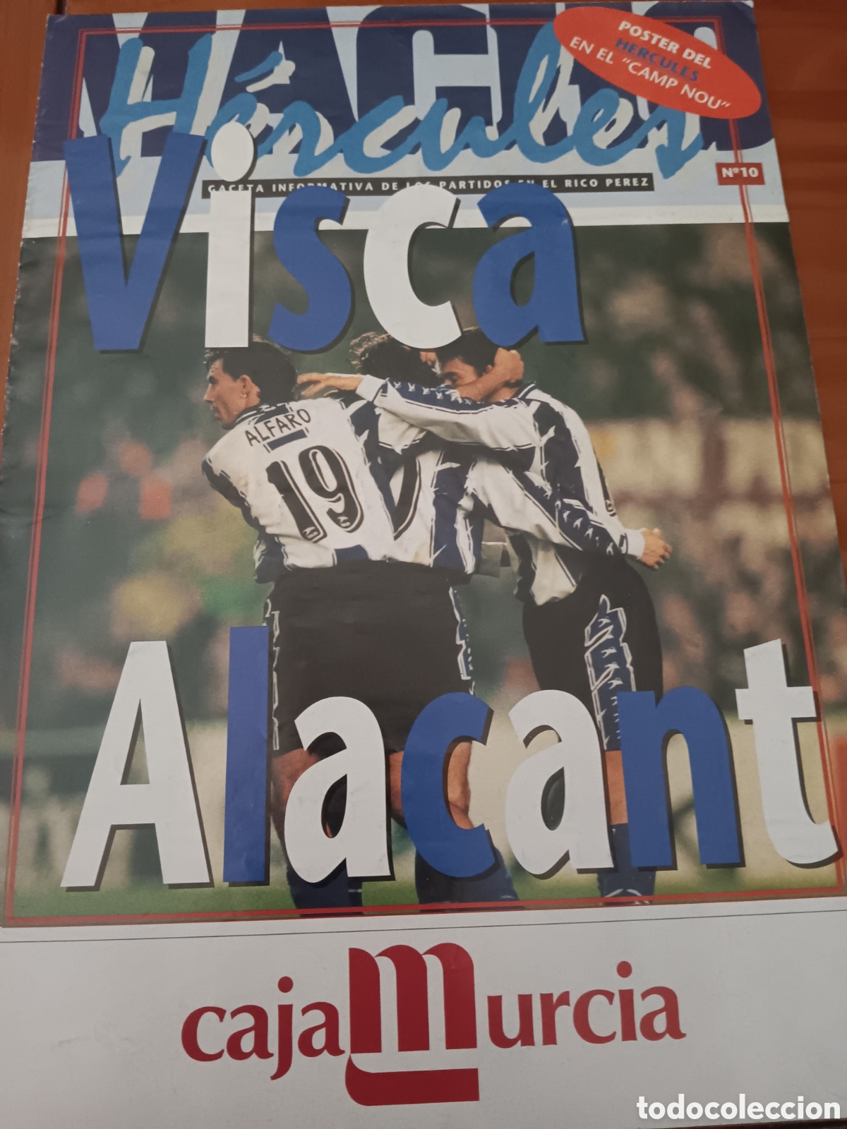 Coleccionismo deportivo: HERCULES CF GACETA INFORMATIVA 1996 97 ESPECIAL TRIUNFO EN EL CAMP NOU BARCELONA