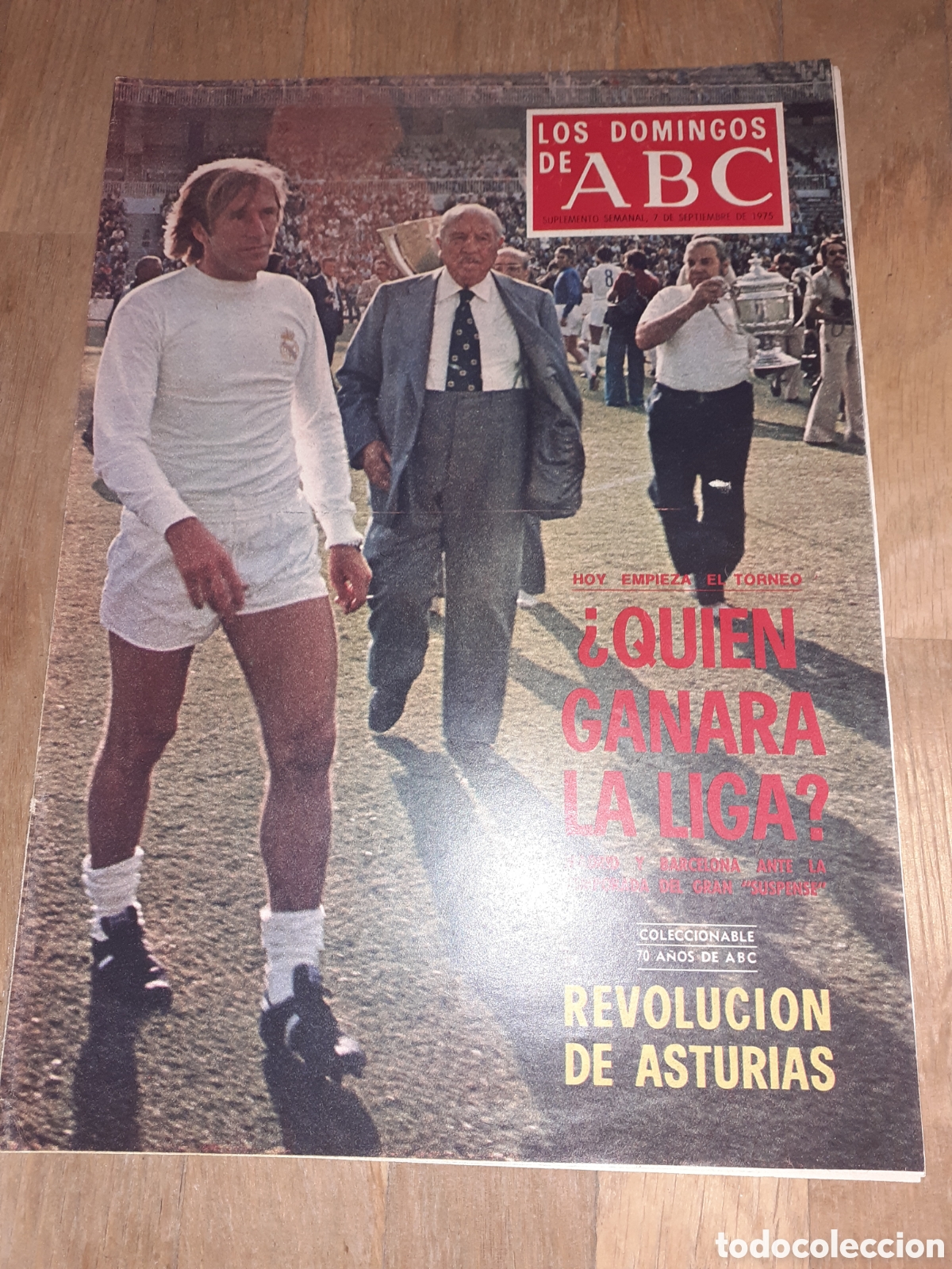 Coleccionismo deportivo: LOS DOMINGOS DE ABC. ESPECIAL LIGA DE FUTBOL 1975 - 76. FOTOS Y ARTICULOS