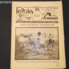 Coleccionismo deportivo: LA PELOTA SEMANAL-NUMERO 15 AÑO 1923-SPORTING CLUB GRACIENC VS MARSANBANK CLUB-VER FOTOS-(V-24.640)