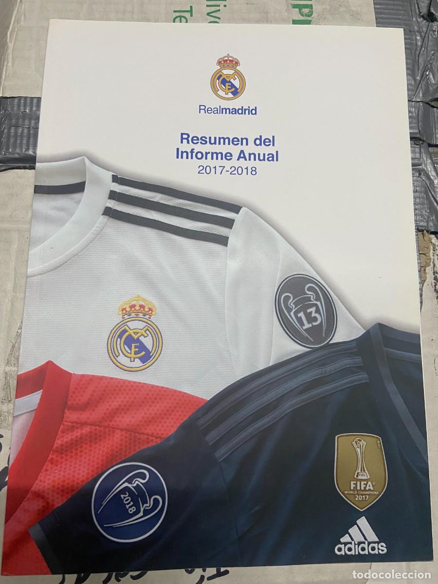 Collezionismo sportivo: REVISTA OFICIAL REAL MADRID RESUMEN DEL INFORME ANUAL 2017 2018 MUCHAS FOTOS LUKA DONCIC CON USB