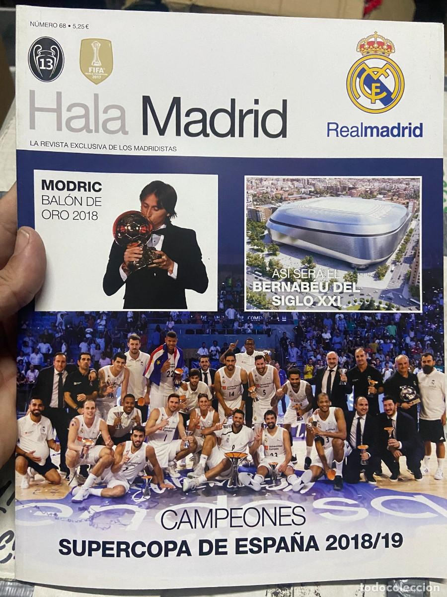 Coleccionismo deportivo: REVISTA REAL MADRID 68 HALA MADRID CAMPEONES SUPERCOPA ESPA&Ntilde;A 2018 2019 BALONCESTO MODRIC BALON ORO