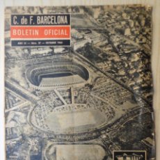 Coleccionismo deportivo: BOLETIN C.F BARCELONA Nº 27, OCTUBRE 1964