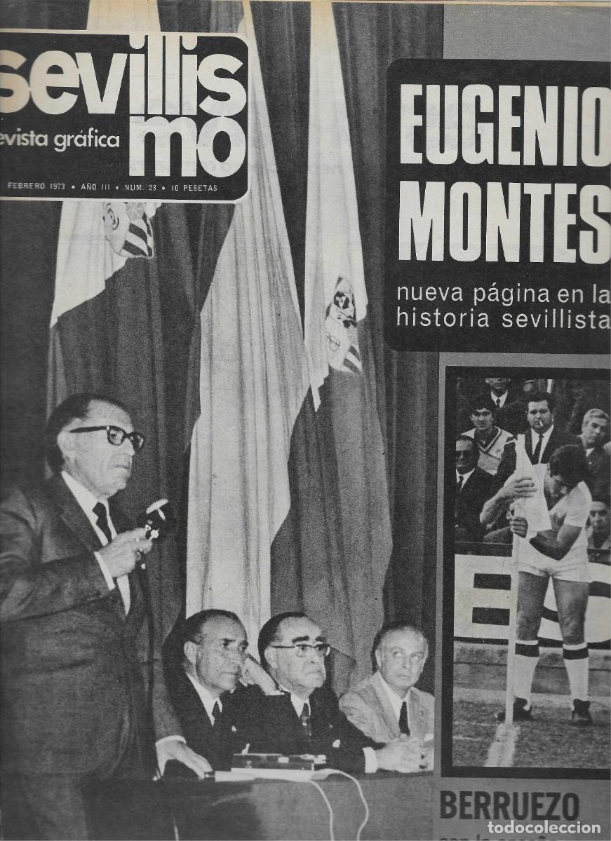 Coleccionismo deportivo: SEVILLISMO. NUMERO 23. FEBRERO 1973