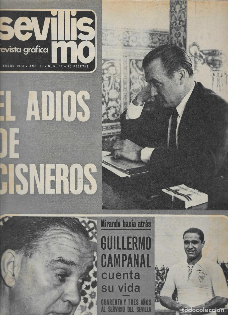 Coleccionismo deportivo: SEVILLISMO. NUMERO 22. ENERO 1973