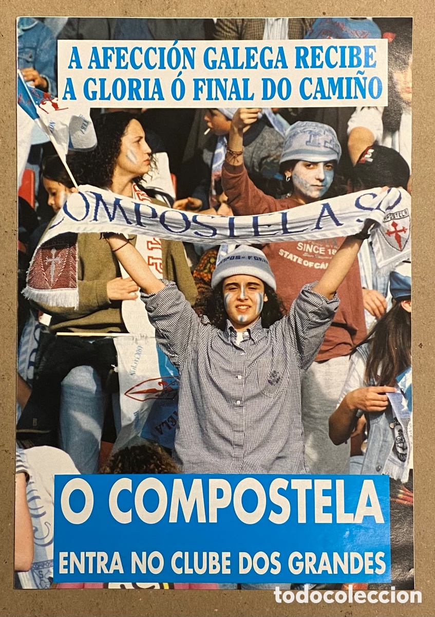 Coleccionismo deportivo: S.D. COMPOSTELA. O COMPOSTELA ENTRA NO CLUBE DOS GRANDES. REVISTA ASCENSO 1&ordf; DIVISI&Oacute;N 1994