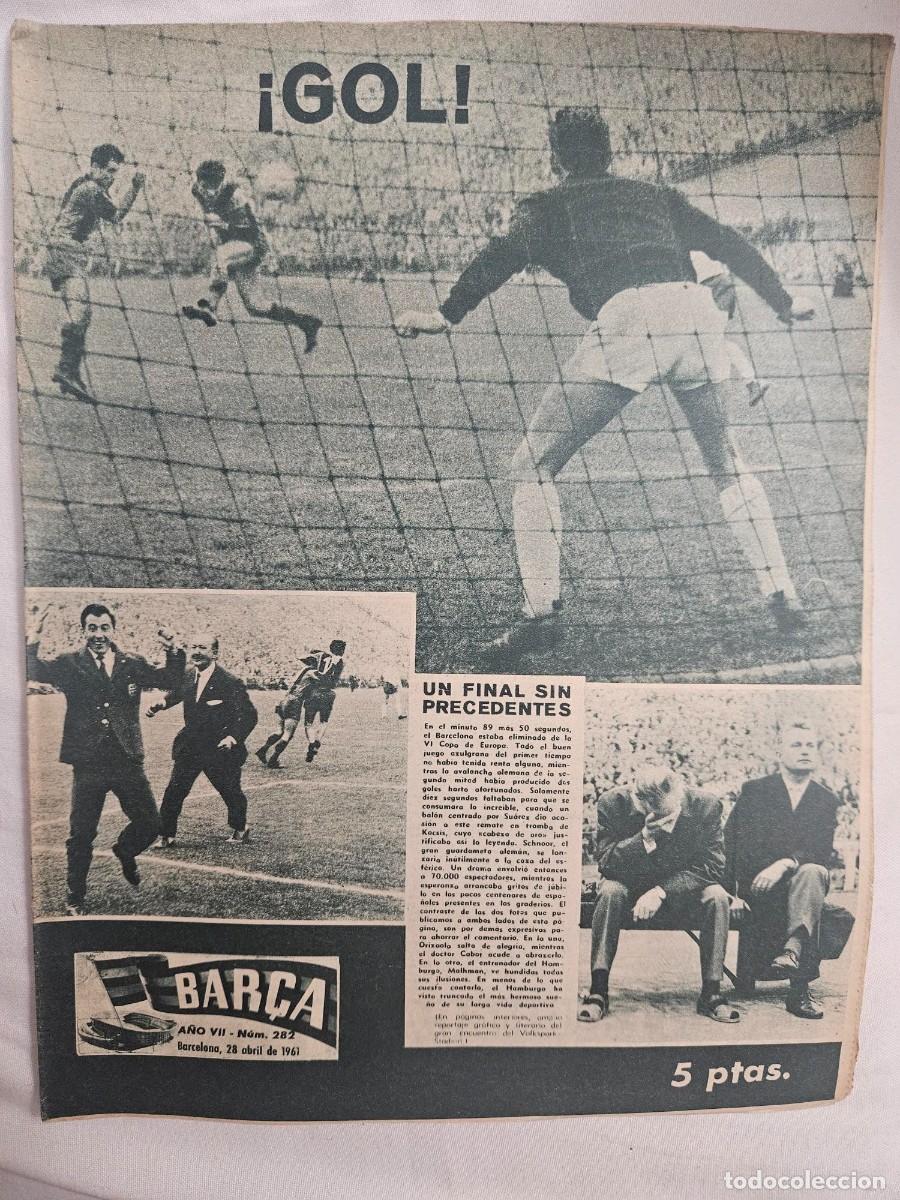 Sports collectibles: REVISTA BAR&Ccedil;A A&Ntilde;O VII N&ordm; 282 1961