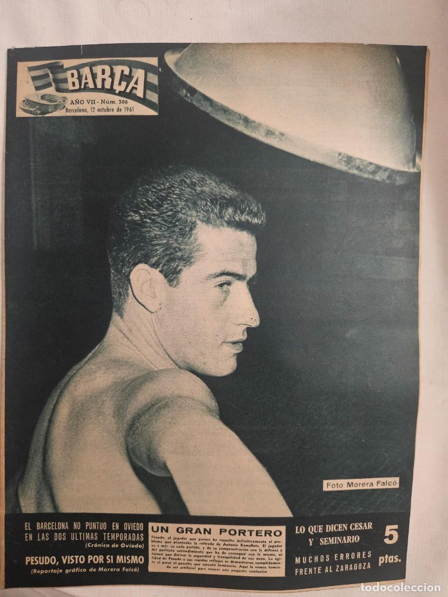Sports collectibles: REVISTA BAR&Ccedil;A A&Ntilde;O VII N&ordm; 306 1961