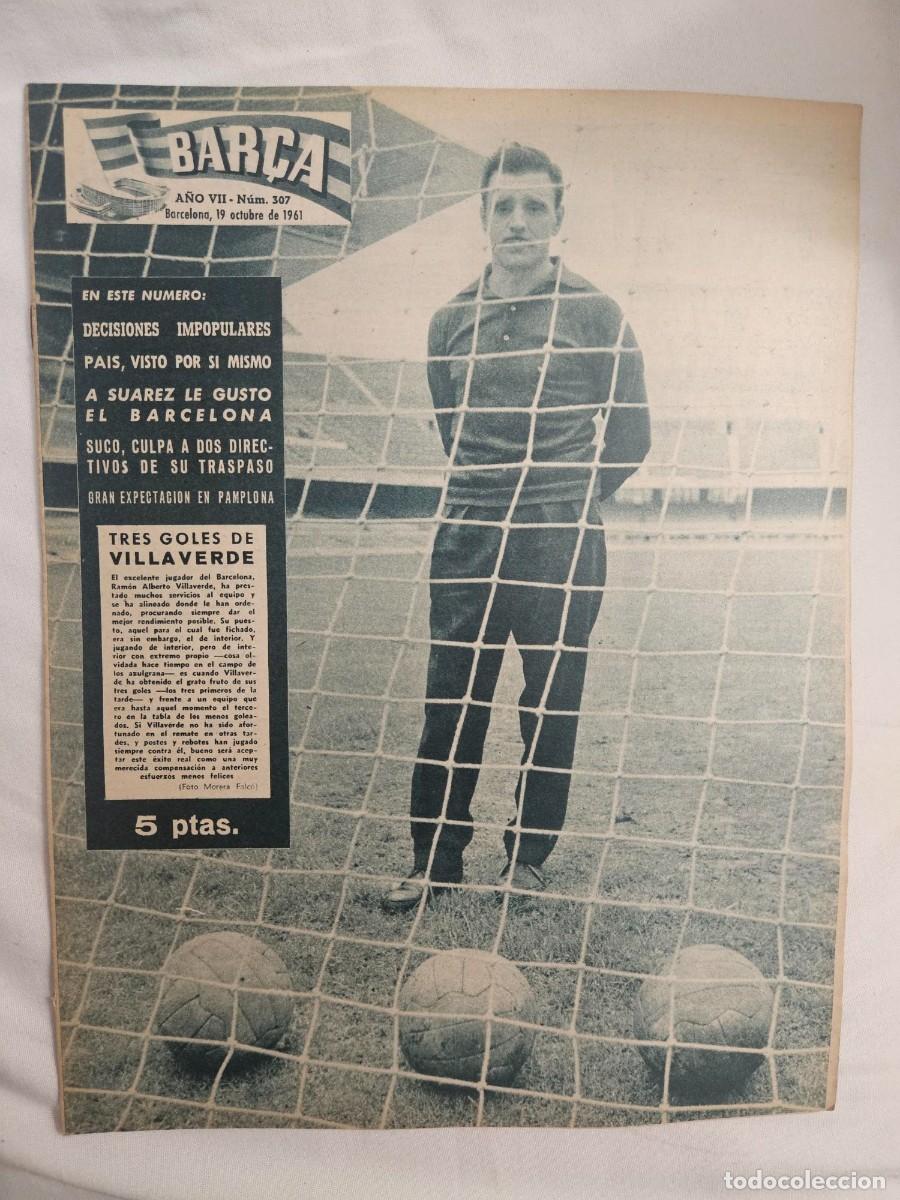 Sports collectibles: REVISTA BAR&Ccedil;A A&Ntilde;O VII N&ordm; 307 1961