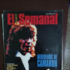 Coleccionismo deportivo: REVISTA SEMANAL 348 PORTADA CAMARON DE LA ISLA