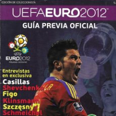 Coleccionismo deportivo: GUIA PREVIA OFICIAL EURO 2012