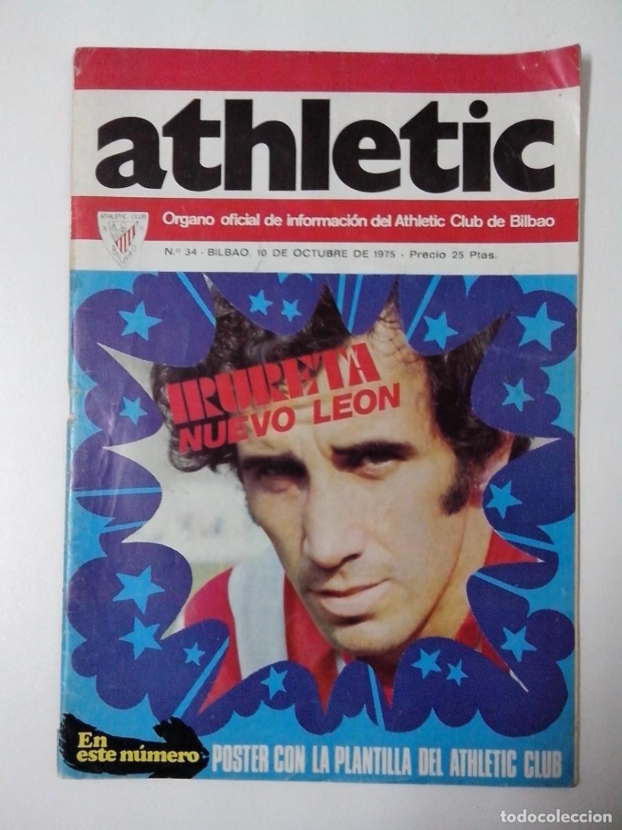 Coleccionismo deportivo: ATHLETIC CLUB DE BILBAO N&ordm; 34 IRURETA NUEVO LEON &rdquo;SIN POSTER&rdquo;