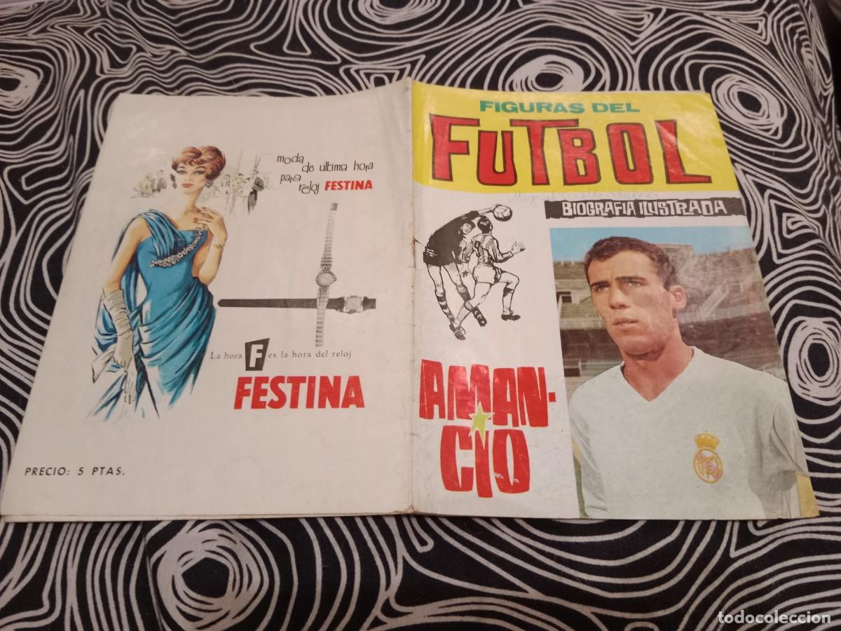 Coleccionismo deportivo: FIGURAS DEL FUTBOL N&ordm;2 - BIOGRAFIA ILUSTRADA -AMANCIO- EDICIONES ESTE A&Ntilde;O 1965