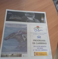 Coleccionismo deportivo: C-TRAC REVISTA CARRERA DE CABALLOS 2023