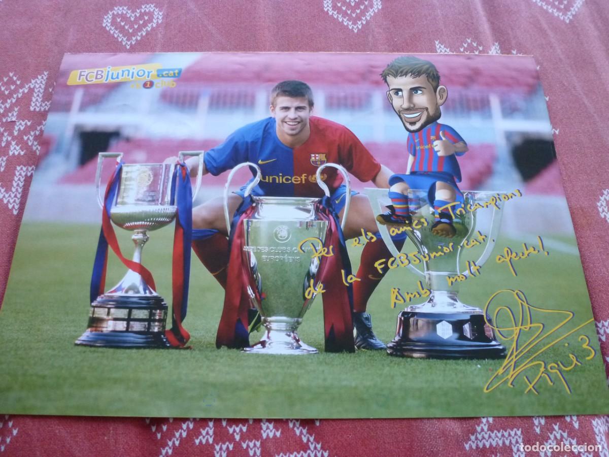 Collectionnisme sportif: (LLL)REVISTA BAR&Ccedil;A JUNIOR(4 PAG. EN CATAL&Aacute;N)-8-2009-PIQU&Eacute; Y EL TRIPLETE LIGA,COPA Y CHAMPIONS