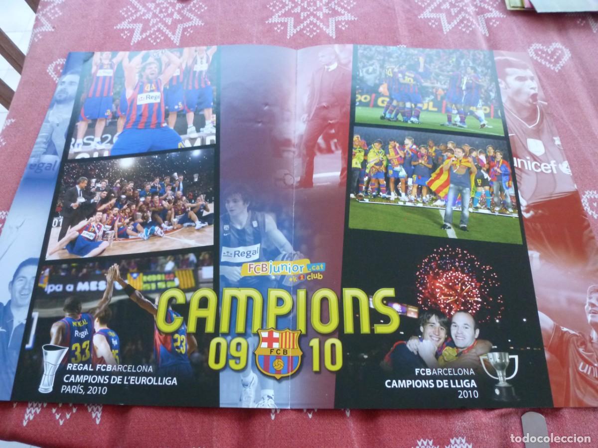 Collezionismo sportivo: (LLL)REVISTA BAR&Ccedil;A JUNIOR(4 PAG. EN CATAL&Aacute;N)-6-2010-BASKET CAMPEON EUROLIGA Y FUTBOL DE LIGA