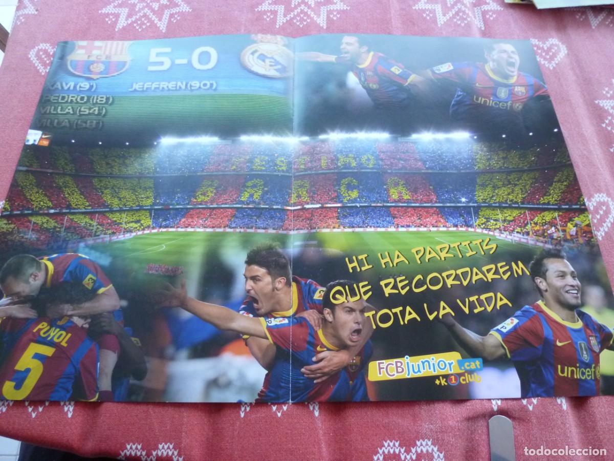 Collezionismo sportivo: (LLL)REVISTA BAR&Ccedil;A JUNIOR(4 PAG. EN CATAL&Aacute;N)-12-2010- !!! BAR&Ccedil;A 5 REAL MADRID 0 !!!!LA MANITA !!!