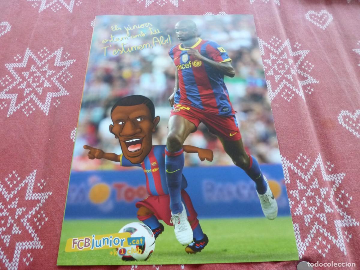 Collectionnisme sportif: (LLL)REVISTA BAR&Ccedil;A JUNIOR(4 PAG. EN CATAL&Aacute;N)-4-2011- ABIDAL