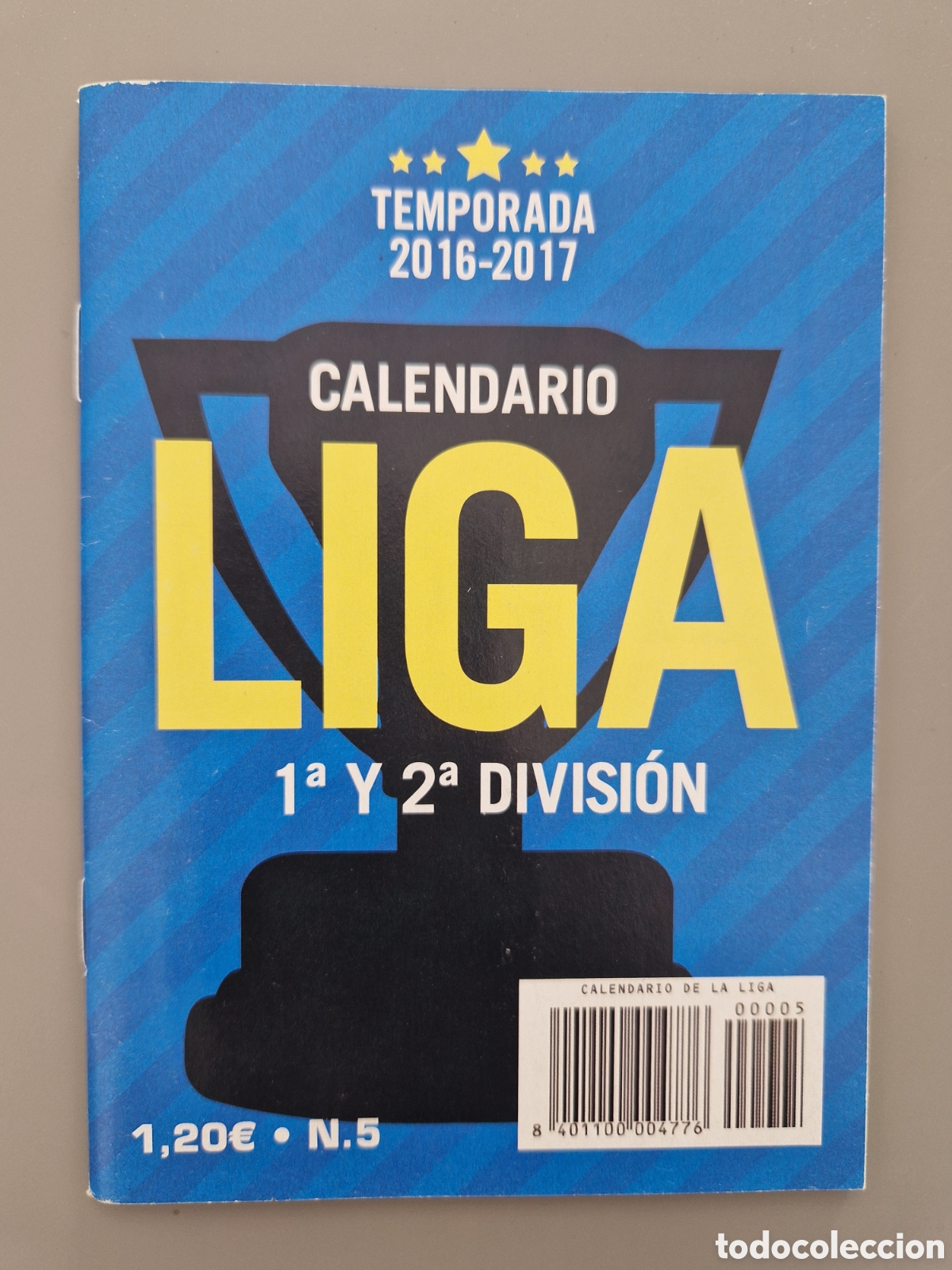 Sports collectibles: Calendario de la liga 1&ordf; y 2&ordf; divisi&oacute;n temporada futbol 2016 2017 N.5 Don Balon 16/17 16-17