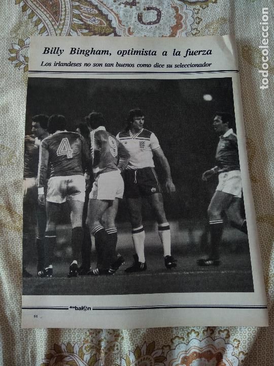 Coleccionismo deportivo: HOJA REVISTA DON BALON MUNDIAL 1982 TIPO REPORTAJE BILLY BINGHAM OPTIMISTA A LA FUERZA IRLANDA