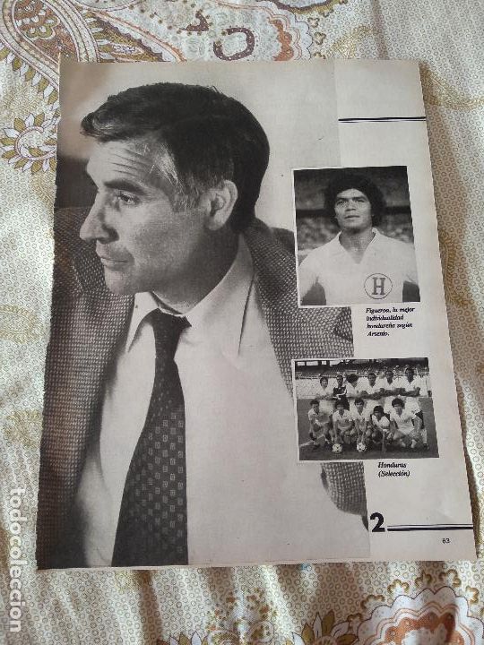 Coleccionismo deportivo: HOJA REVISTA DON BALON MUNDIAL 1982 TIPO REPORTAJE ARSENIO FIGUEROA HONDURAS MILJANIC YUGOSLAVIA