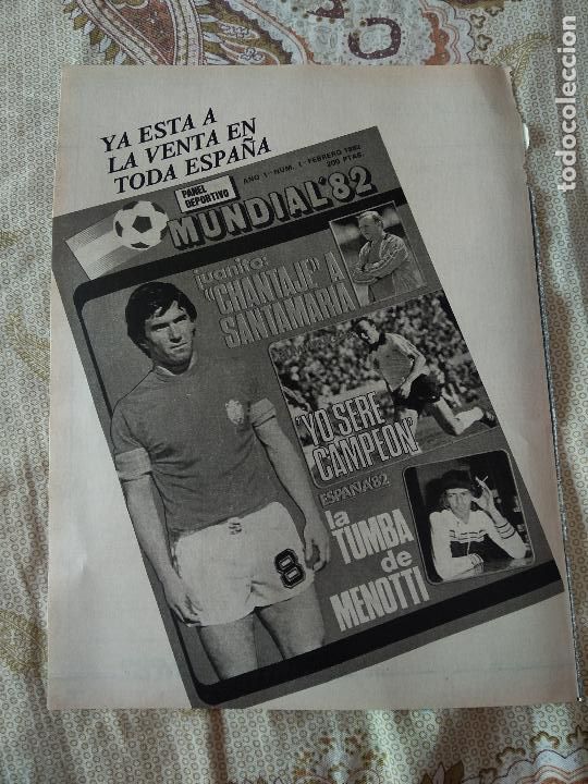 Coleccionismo deportivo: HOJA REVISTA DON BALON MUNDIAL 1982 REPORTAJE JUANITO ESPA&Ntilde;A BARBANY MIR MERINO BESTIT POKER EXPERTO