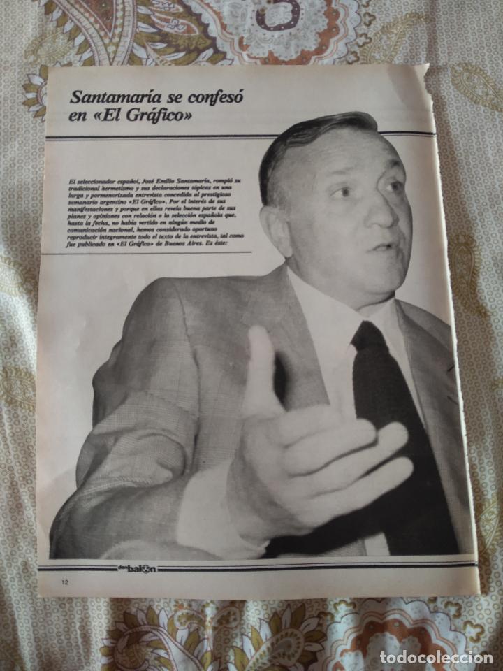 Coleccionismo deportivo: HOJA REVISTA DON BALON MUNDIAL 1982 ENTREVISTA SANTAMARIA QUINI ESPA&Ntilde;A VS ESCOCIA