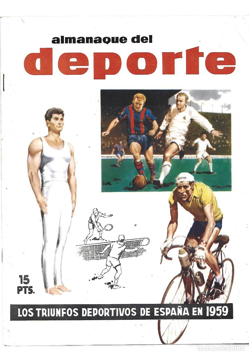 Sports collectibles: Almanaque del deporte, los triumfos deportivos de Espa&ntilde;a en 1959, Toray. CajaXX