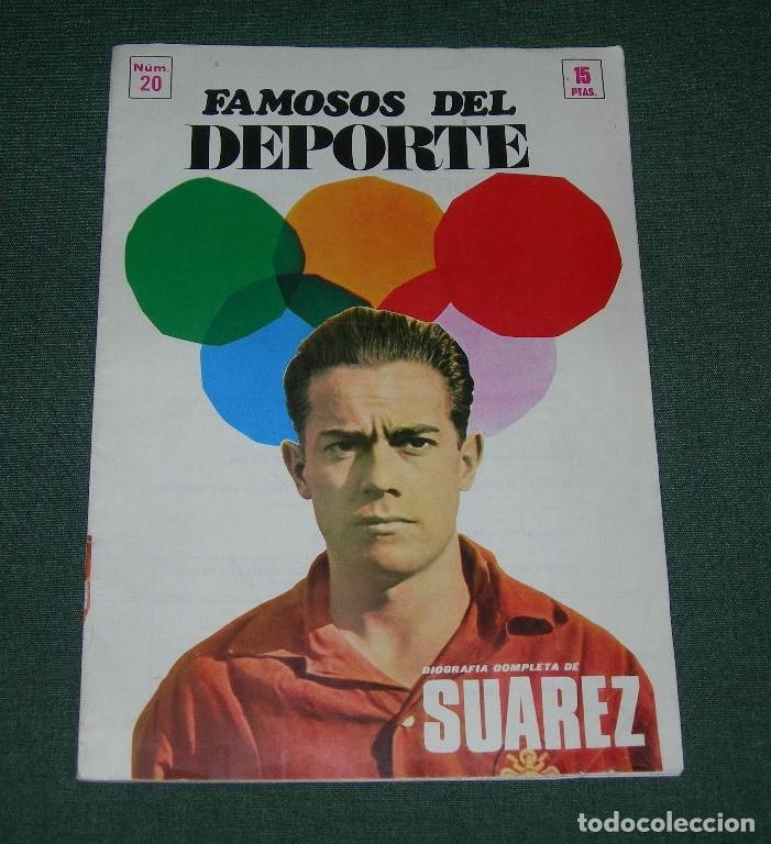 Coleccionismo deportivo: FAMOSOS DEL DEPORTE N&ordm; 20 - LUIS SUAREZ - BIOGRAFIA COMPLETA - A&Ntilde;O 1969 - EDIC. IBERICO EUROPEA -
