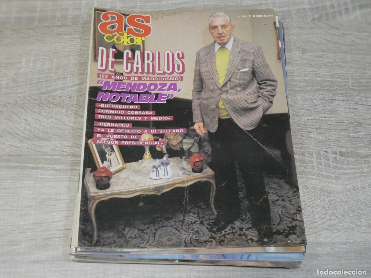 Coleccionismo deportivo: ARKANSAS1980 REVISTA DEPORTES AS COLOR NUM 206 21 ENERO 1990