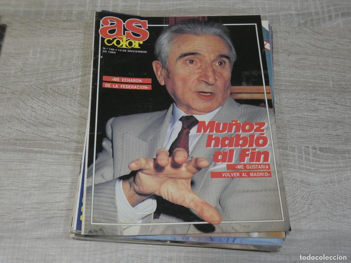 Coleccionismo deportivo: ARKANSAS1980 REVISTA DEPORTES AS COLOR NUM 196 12 NOVIEMBRE 1989