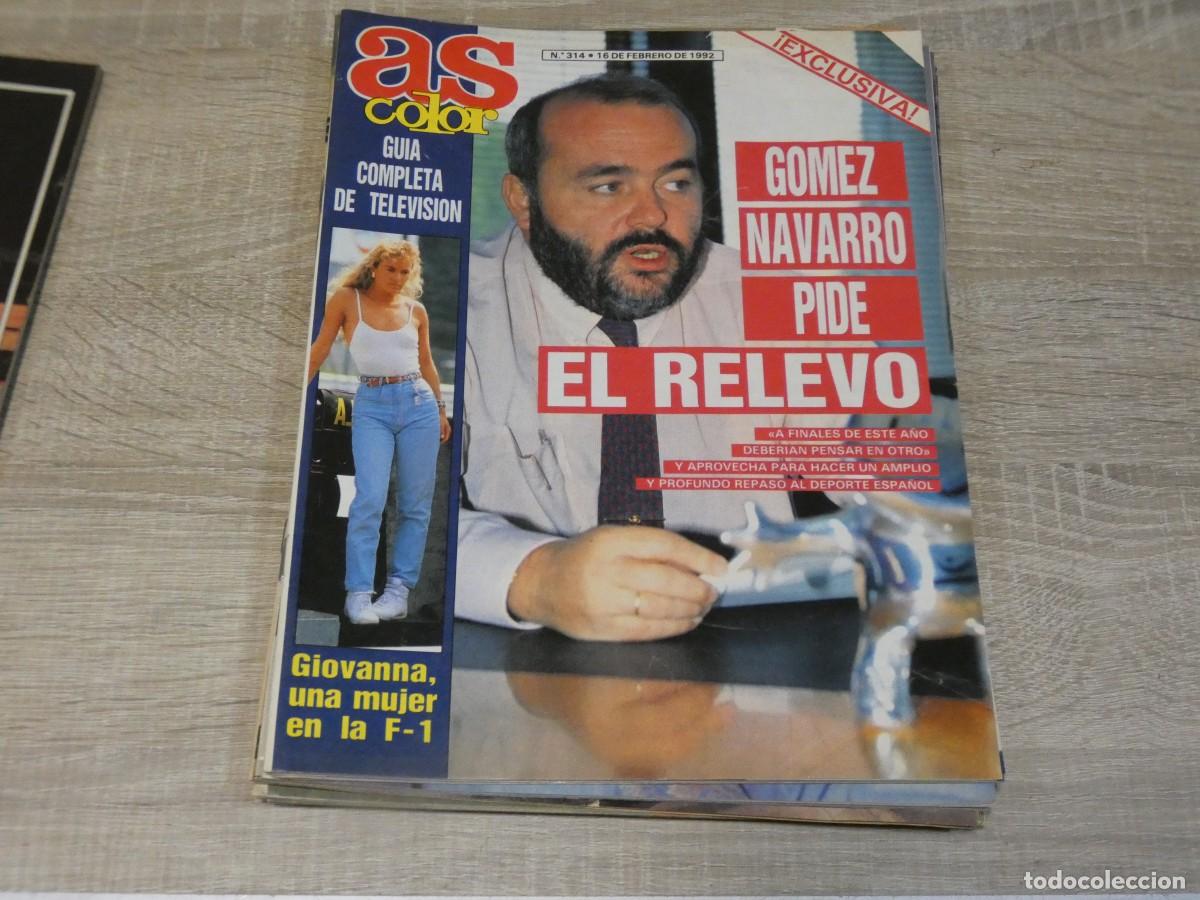 Coleccionismo deportivo: ARKANSAS1980 REVISTA DEPORTES AS COLOR NUM 314 16 FEBRERO 1992