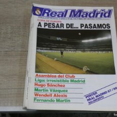 Coleccionismo deportivo: ARKANSAS1980 REVISTA FUTBOL REAL MADRID NUM 446 OCTUBRE 1987