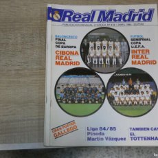 Coleccionismo deportivo: ARKANSAS1980 REVISTA FUTBOL REAL MADRID NUM 419 1 ABRIL 1985