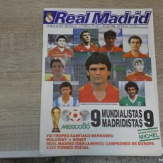 Coleccionismo deportivo: ARKANSAS1980 REVISTA FUTBOL REAL MADRID NUM 435 1 JULIO 1986