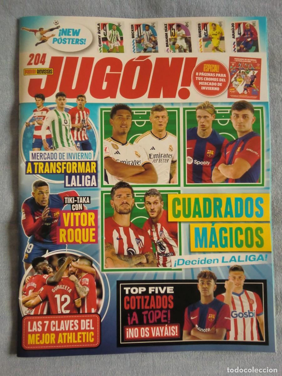 Collezionismo sportivo: Revista JUG&Oacute;N N&ordm; 204 de PANINI. Marzo de 2024