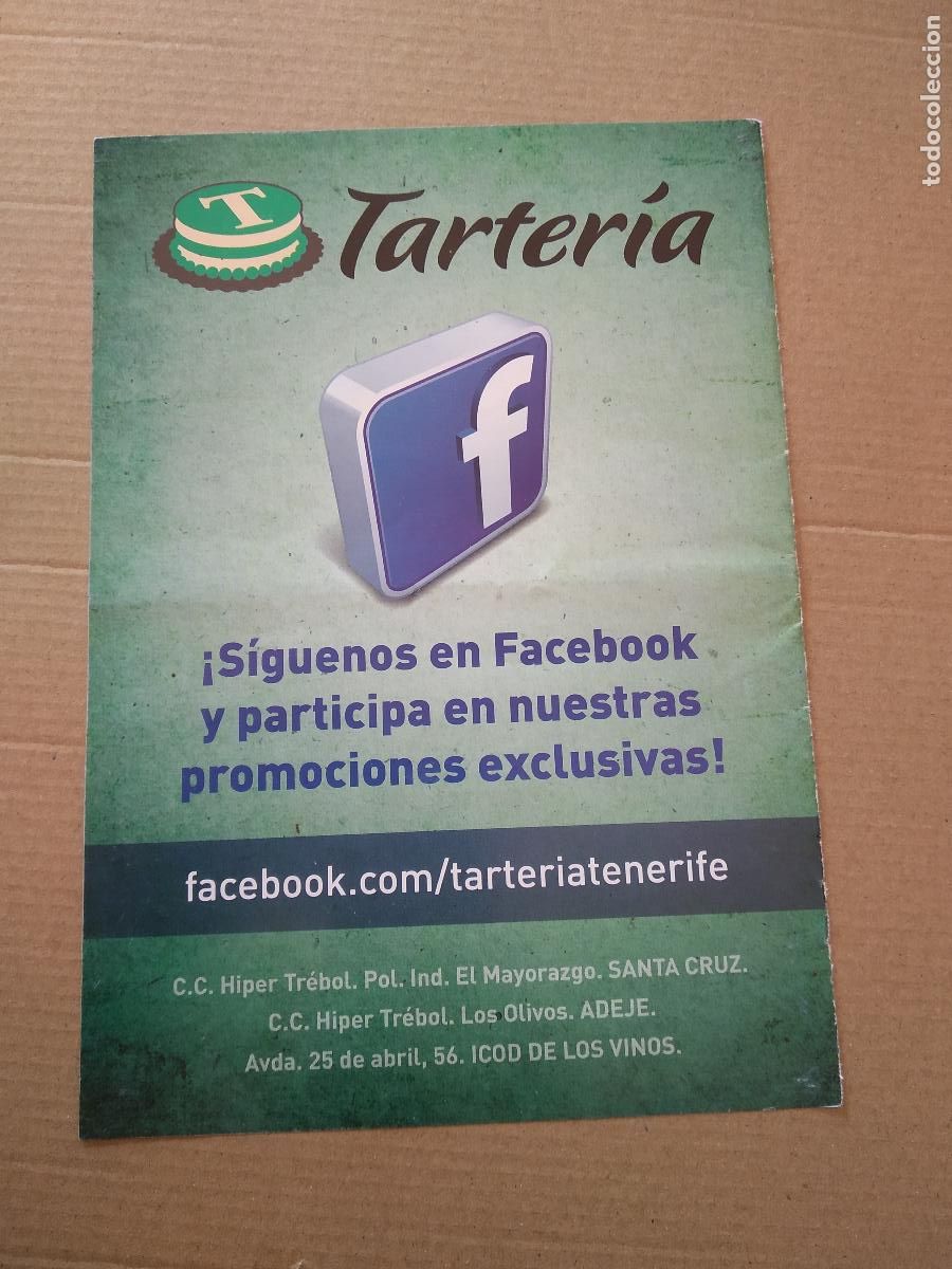Coleccionismo deportivo: HOJA REVISTA TENERIFE PUBLICIDAD TARTERIA CEPSA CAIXABANK MAHOU TELEVISION CANARIA ISLAS SHARK
