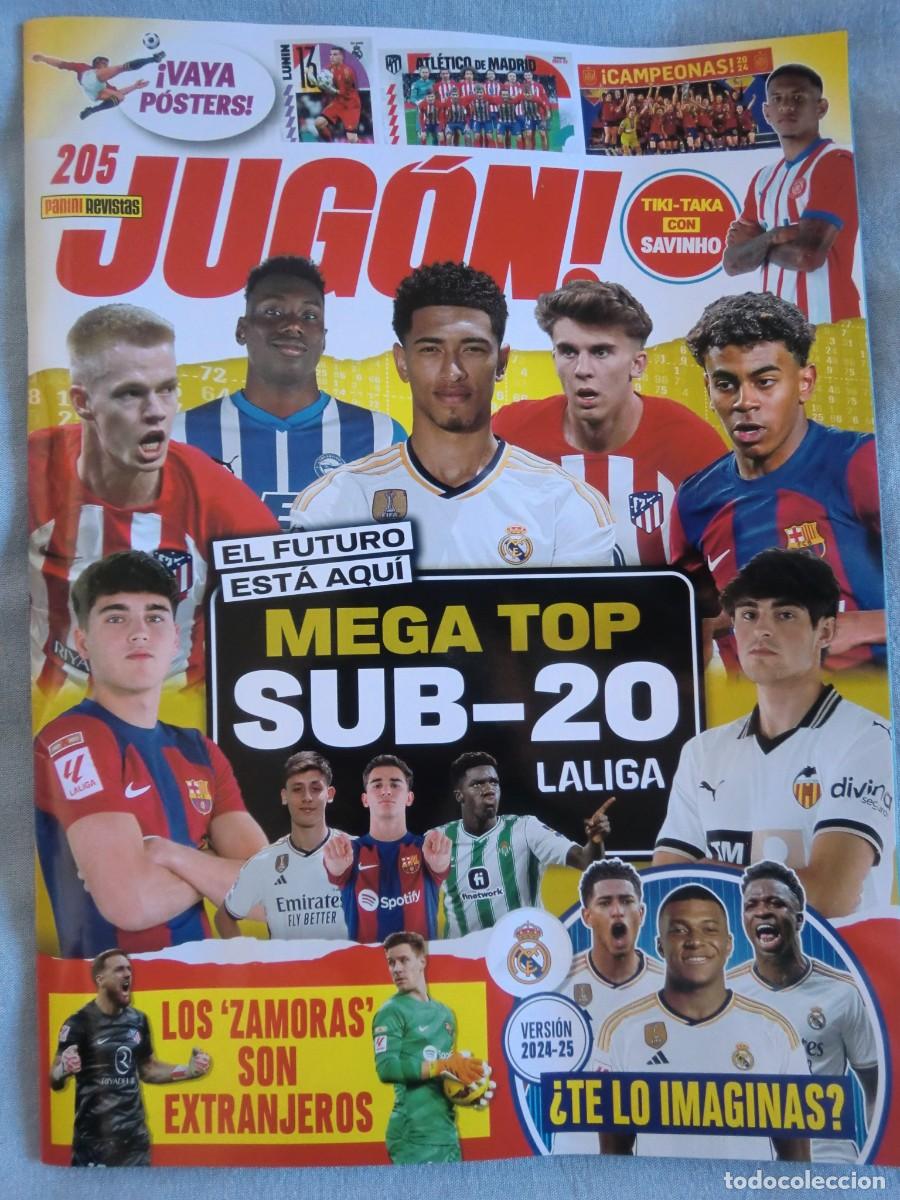 Collezionismo sportivo: Revista JUG&Oacute;N N&ordm; 205 de PANINI. Abril de 2024