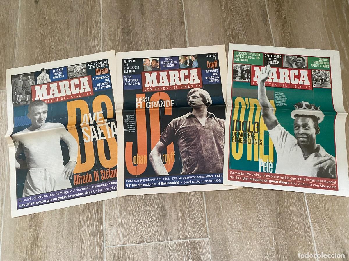 Collezionismo sportivo: Los Reyes del Siglo XX Johann Cruyff O'Rei Pele Alfredo Di Stefano Diario Marca Especiales