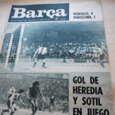 Coleccionismo deportivo: REVISTA BARÇA NUM.1029 BARCELONA 15 DE AGOSTO DE 1975