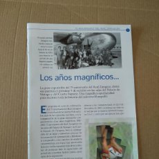 Coleccionismo deportivo: HOJA REVISTA ZARAGOZA LOS AÑOS MAGNIFICOS MONTAJE 3D GOL DE NAYIM