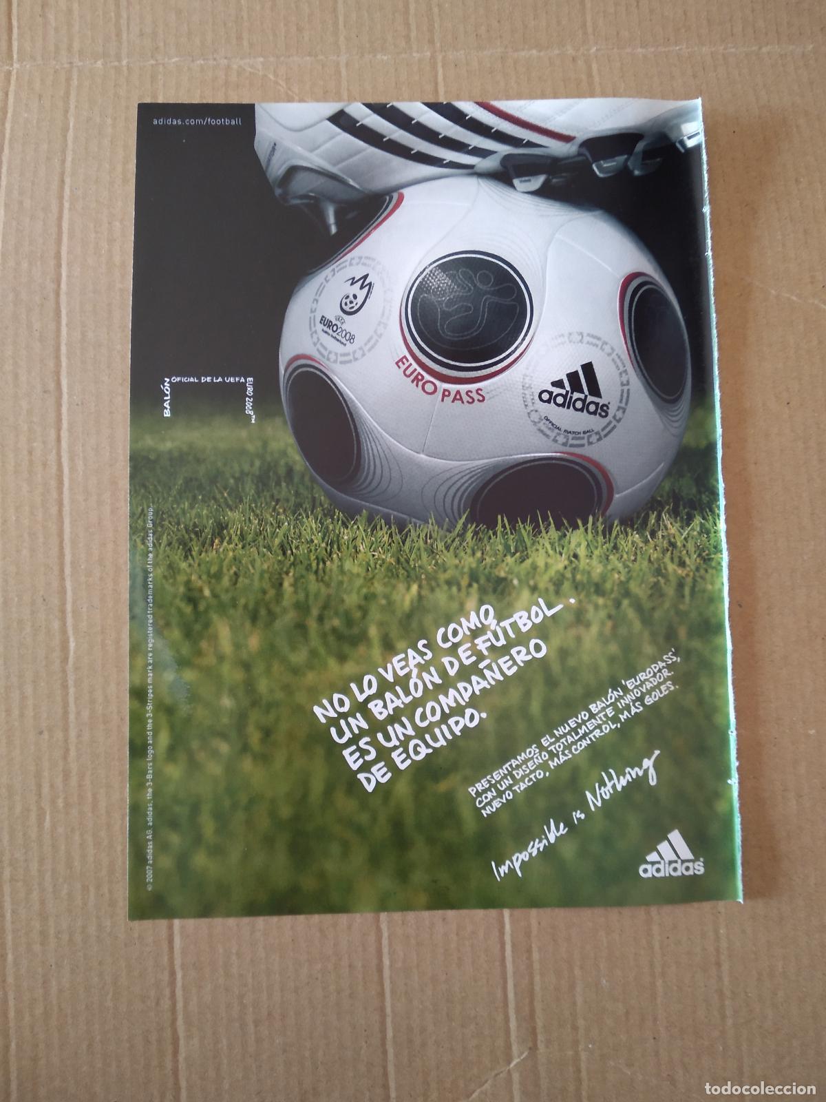 Coleccionismo deportivo: HOJA REVISTA ZARAGOZA PUBLICIDAD BALON ADIDAS MOMENTO CRUCIAL EN LA LIGA Y EN COPA DEL REY
