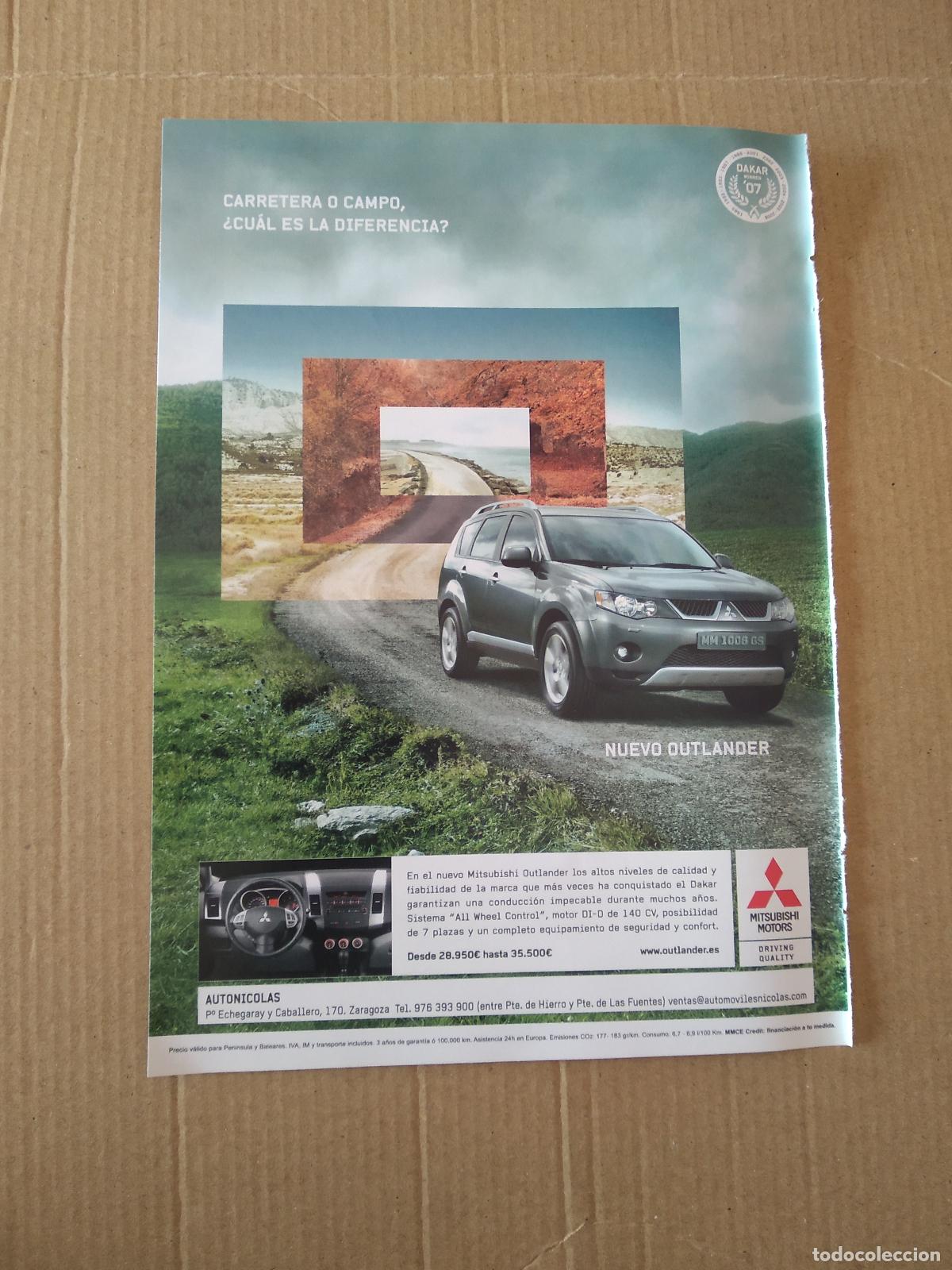 Coleccionismo deportivo: HOJA REVISTA ZARAGOZA EQUIPO PLANTILLA MALLORCA PUBLICIDAD MITSUBISHI MOTORS