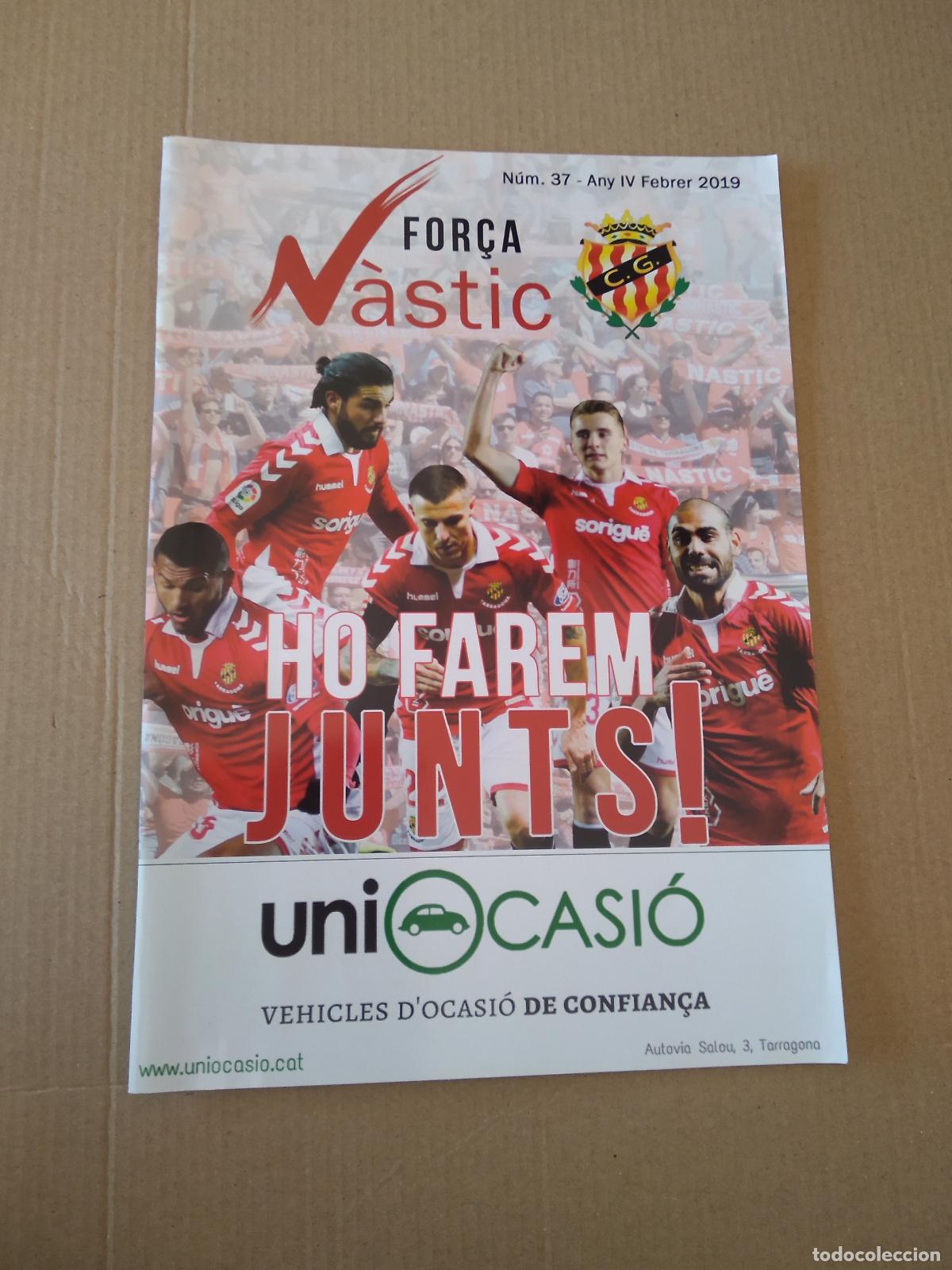 Coleccionismo deportivo: HOJA REVISTA NASTIC DE TARRAGONA FALI LUIS SUAREZ SALVA FERRER PIPA ABRAHAM EQUIPO PLANTILLA