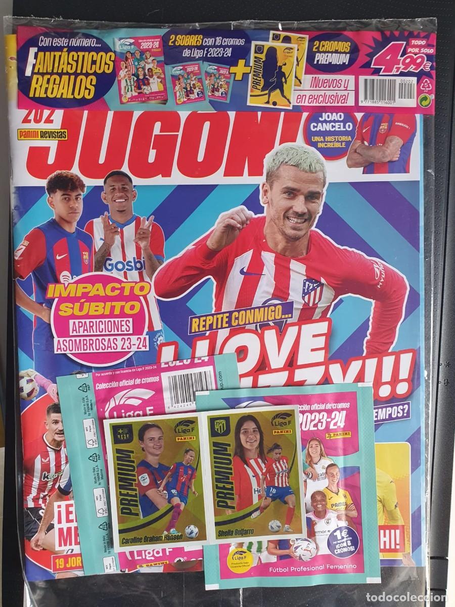 Coleccionismo deportivo: REVISTA JUGON 202 PANINI EMBALAJE ORIGINAL SIN LOS CROMOS DE ACTUALIZACION