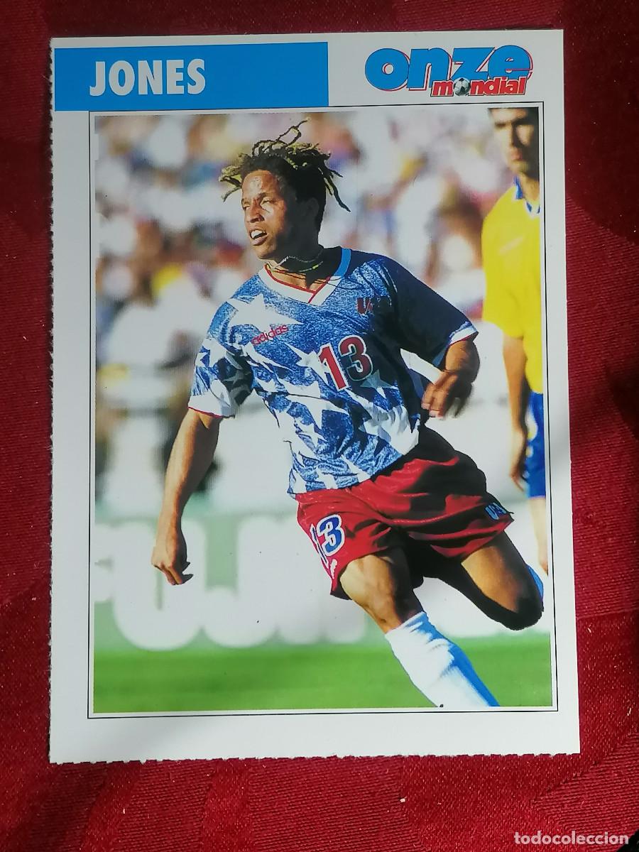 Coleccionismo deportivo: FICHA ONZE MONDIAL COBI JONES USA COVENTRY CITY ESTADOS UNIDOS COLLECTION FOOTBALL