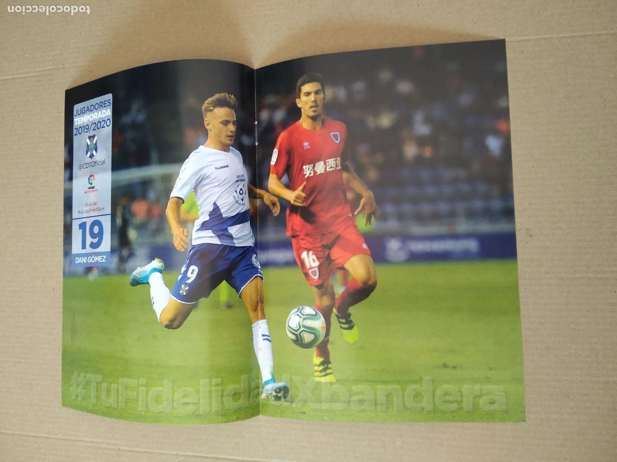 Coleccionismo deportivo: HOJA REVISTA TENERIFE POSTER DANI GOMEZ VS CARLOS GUTIERREZ NUMANCIA FUNDACION MIGUEL CONCEPCION