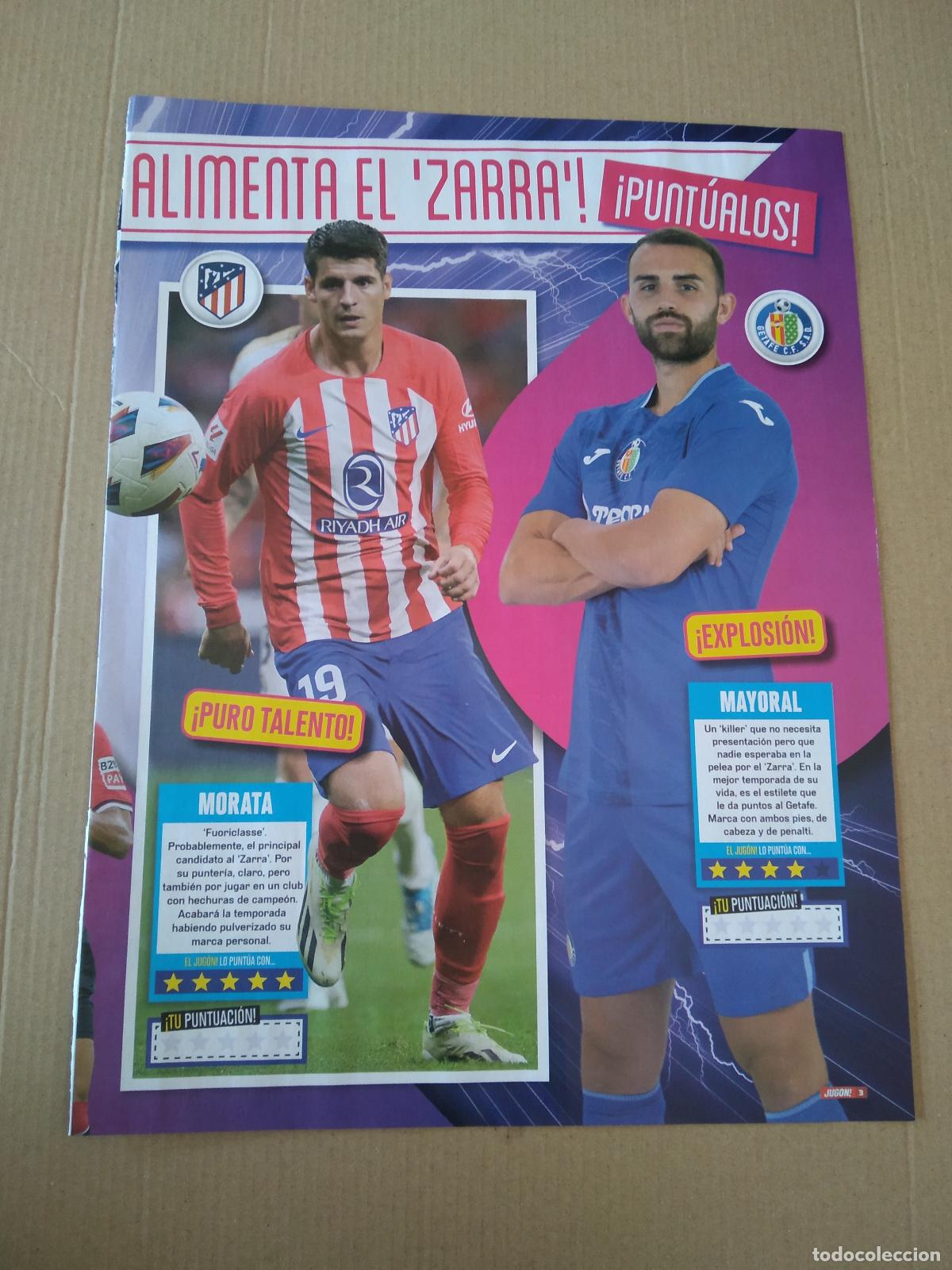 Coleccionismo deportivo: HOJA REVISTA JUGON MORATA BORJA MAYORAL VITOR ROQUE LAMINE YAMAL SAVINHO NICO WILLIAMS