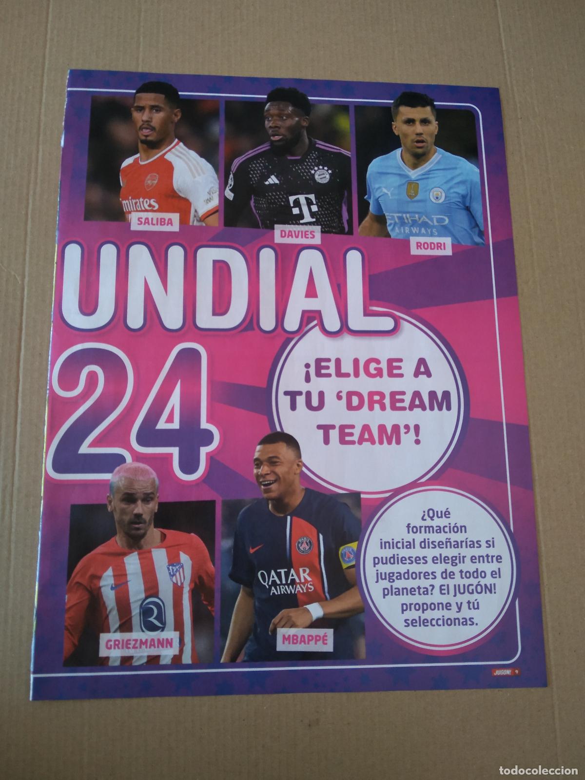 Coleccionismo deportivo: HOJA REVISTA JUGON SALIBA DAVIES RODRI GRIEZMANN MBAPPE COURTOIS ACHRAF HAKIMI