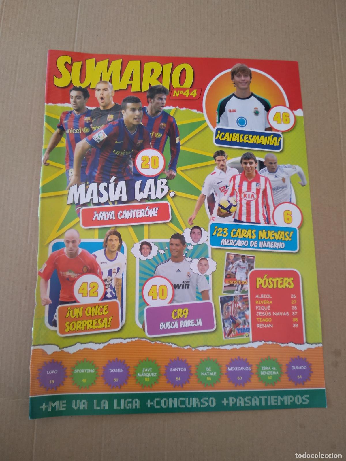 Coleccionismo deportivo: HOJA REVISTA JUGON LA MASIA PEDRO PIQUE VALDES XAVI CANALES CRISTIANO RONALDO EL ALBUM DE ORO LIGA