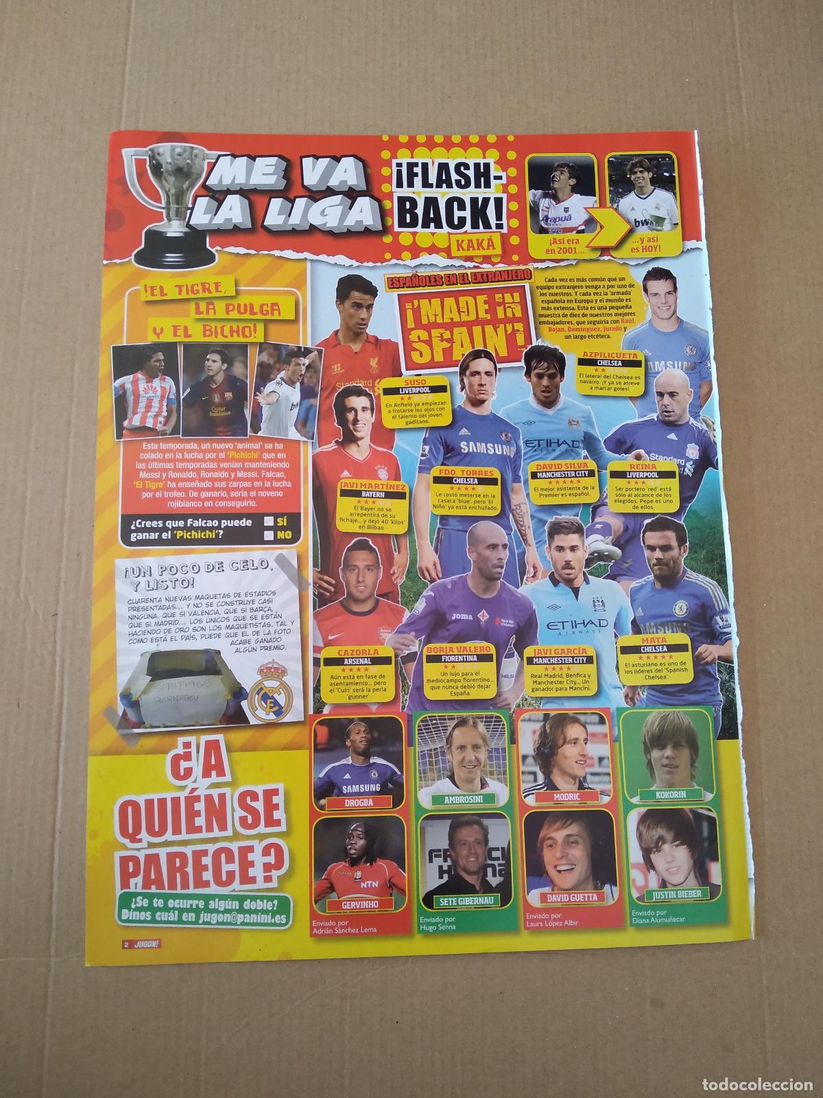 Coleccionismo deportivo: HOJA REVISTA JUGON JAVI MARTINEZ TORRES SILVA REINA CAZORLA MODRIC CRISTIANO RONALDO XAVI INIESTA
